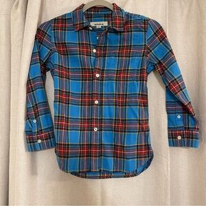 Mini Boden Plaid Flannel Shirt